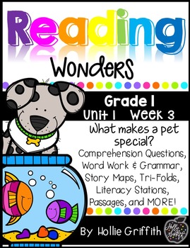 Preview of 1st Grade Reading Wonders Supplement {Unit 1, Week 3}