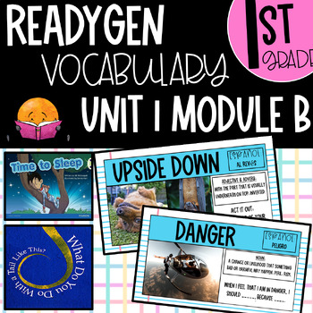 Preview of 1st Grade ReadyGEN Unit 1 Module B Vocabulary