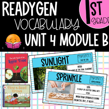 Preview of 1st Grade ReadyGEN Unit 4 Module B Vocabulary