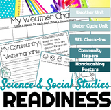 1st Grade SCIENCE & SOCIAL STUDIES Readiness - Summer Worksheets