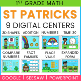 1st Grade Saint Patrick's Day Digital Math Centers | Seesa