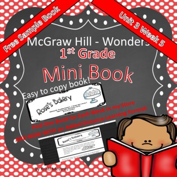 Preview of 1st Grade McGraw Hill Wonders Unit 3 Week 5 Mini Book plus Online Component