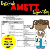 1st Grade Science AMSTI Light and Sound EDITABLE Lesson Plans
