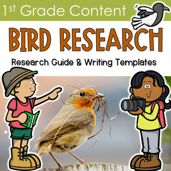 Preview of 1st Grade Science- Bird Research Nonfiction Writing Project- Bird Life-Cycles