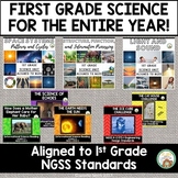 1st Grade Science Entire Year Bundle (NGSS Aligned)