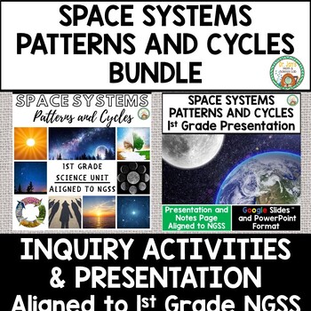 Preview of 1st Grade Science: Space System Unit and Presentation Bundle (NGSS Aligned)