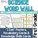 1st Grade Science Wall "I Can" | Next Generation Science S
