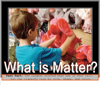 Preview of SMARTboard: 1st Grade Science: What is Matter?