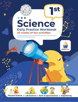 Preview of 1st Grade Science Workbook (171 pages eBook + video explanations)