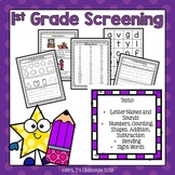 1st Grade Screening