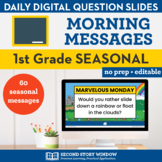 1st Grade Seasonal Morning Messages Slides • Google Classroom