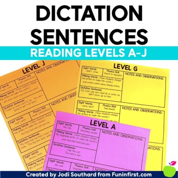 Preview of 1st Grade Sentence Dictation | Phonics & Writing Practice | Dictation Sentences
