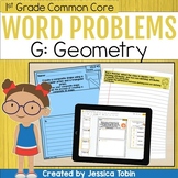 1st Grade Math Word Problems 1G - Geometry, 2D Shapes, 3D 