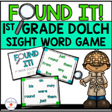 1st Grade Sight Word Game | Dolch Words | Found It! 