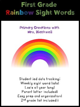 Preview of 1st Grade Sight Word Rainbow