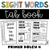 Primer Sight Words Assessment Booklet 4