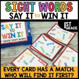 1st Grade Sight Words Game Literacy Centers