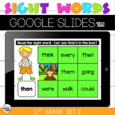 1st Grade Sight Words Set 2 Mystery Picture Google Slides™