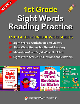 Preview of 1st Grade Sight Words Stories, Poems and Worksheets
