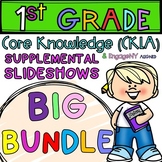 1st Grade Skills Supplemental Slideshows BUNDLE!  (ALIGNED