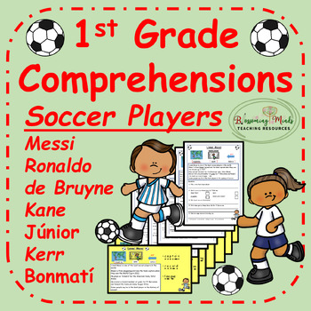 Preview of 1st Grade Soccer Players Reading Comprehensions