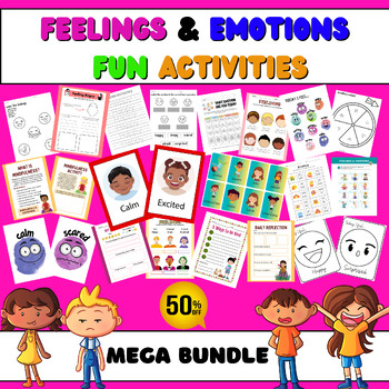 Preview of 1st Grade Social Emotional Fun Activities BUNDLE