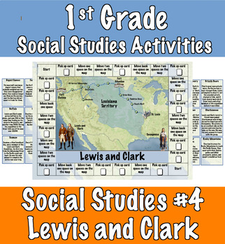 Preview of 1st Grade Social Studies Activity #4 - Lewis, Clark, Sacagawea