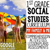 1st Grade Social Studies Curriculum My Family and Me Unit