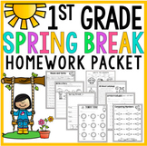 1st Grade Spring Break Homework Packet (NO PREP)