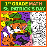 St. Patrick's Day | Color by Number 1st Grade | Color by C