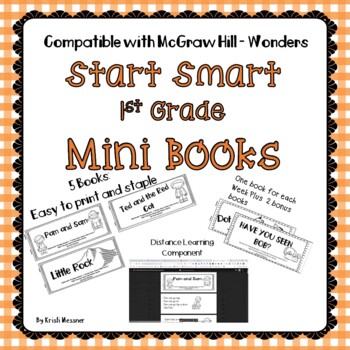 Preview of 1st Grade Start Smart Mini Books Compatible with Wonders and Distance Learning