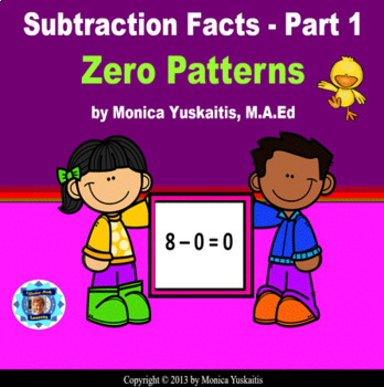Preview of 1st Grade Subtraction Facts 1 - Zero Patterns Powerpoint Lesson