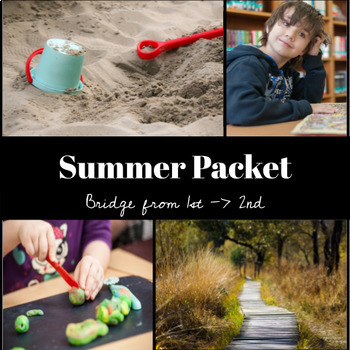 Preview of 1st Grade Summer Packet - 30 Family-Friendly Activities!