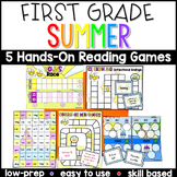 1st Grade Summer Reading Center Games and Activities | May & June
