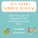 1st Grade Summer Review- Aligned to S & S of UFLI Foundati