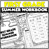 1st Grade Summer Review Workbook | End of the Year Workshe
