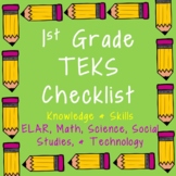 1st Grade TEKS Checklist