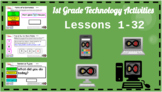 1st Grade ELA & Math Technology Activities - PowerPoint Sl