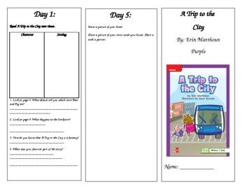 Preview of 1st Grade Unit 1  Wonders Leveled Reader Brochures (all levels-week 1-5)