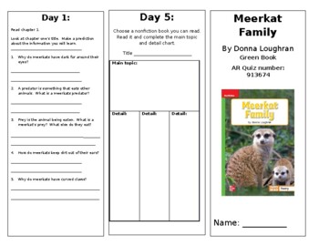 Preview of 1st Grade Unit 2 Week 3 Wonders Leveled Reader Brochures (all 4 levels)
