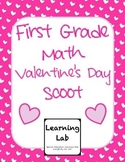 1st Grade Valentine's Day Math Scoot