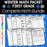 1st Grade Winter Math Bundle - Common Core Aligned!