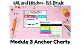 EDITABLE 1st Grade Wit and Wisdom Module 3 Powerpoint and 