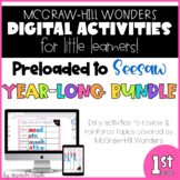 1st Grade Wonders Digital Activities FULL YEAR Seesaw Dist