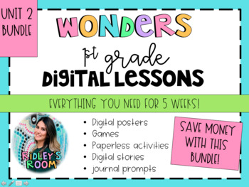 Preview of 1st Grade Wonders Digital Activities Unit 2 *BUNDLE*