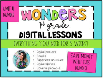 Preview of 1st Grade Wonders Digital Activities Unit 4 *BUNDLE*