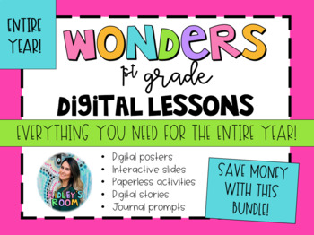 Preview of 1st Grade Wonders Digital Resources for the ENTIRE YEAR
