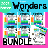 1st Grade Wonders Reading Unit 6 Literacy Centers Bundle 2