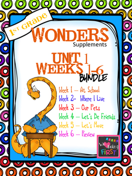 Preview of 1st Grade Wonders - Unit 1 Bundle