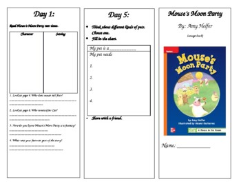 Preview of 1st Grade  Wonders Unit 1 Week 3 Leveled Reader Brochures (all levels)